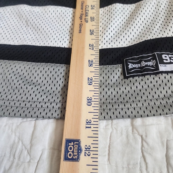 🔥Rare Misprint Dogg Supply by Snoop Dogg Jersey - Upside Down 93- Black/Gray 🔥 - Picture 8 of 16